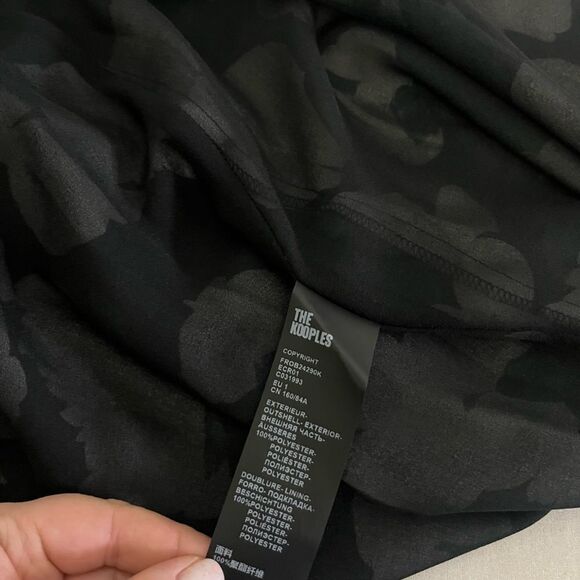 The Kooples SHORT PRINTED Floral DRESS NWT Size 1= Size S = US 4 - Picture 10 of 16